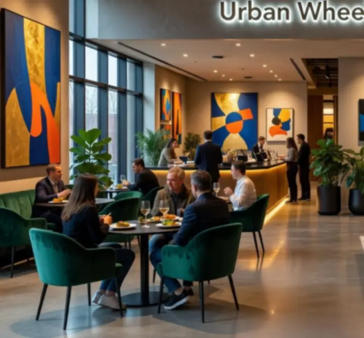 Urban Wheel Hire Lounge elegáns belső tere